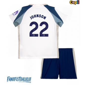 Tottenham Hotspur Brennan Johnson #22 Echipament de Fotbal Replică 2025-26 Copii Acasa (+ Șorturi)